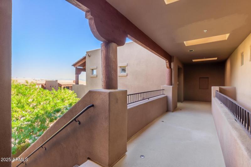 Left at top of stairs