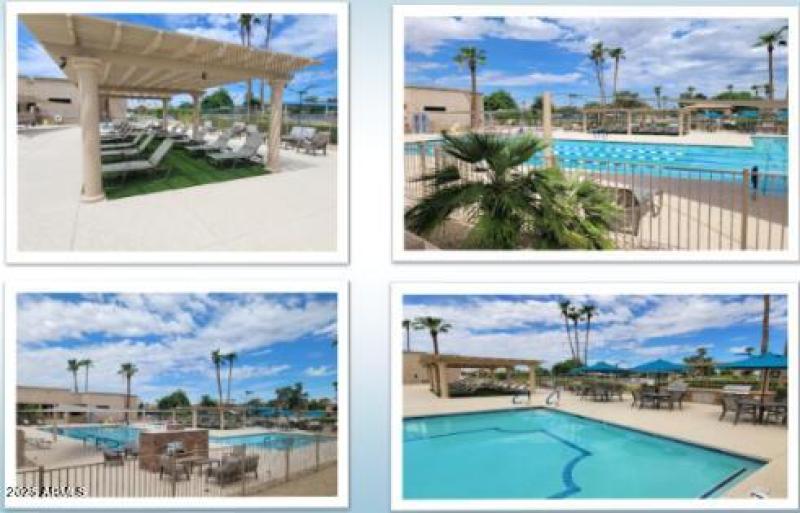 newly remodeled pool at Vistas in Cambri