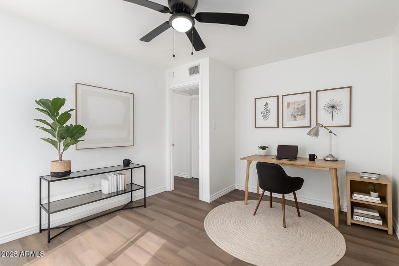 Virtually Staged Office or 3rd Bedroom