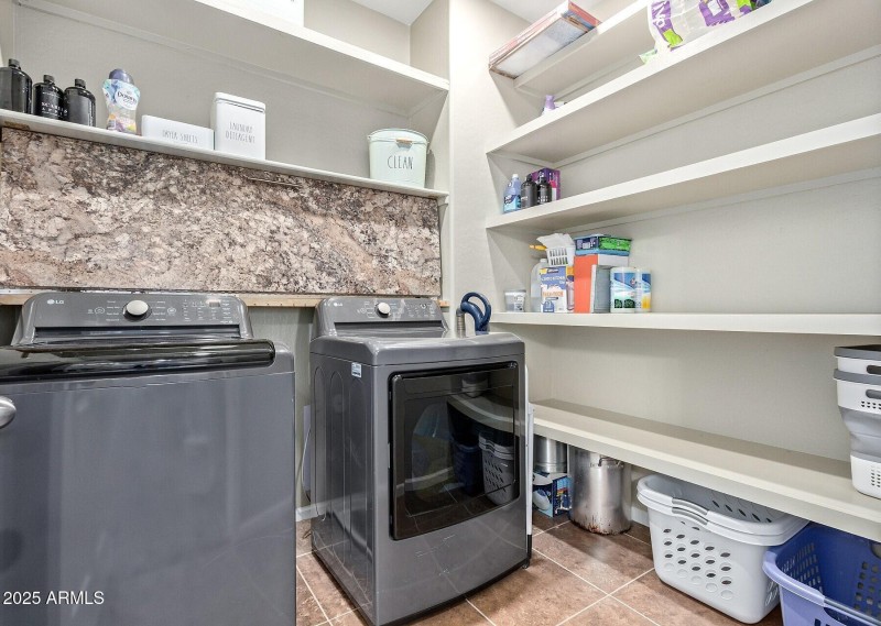 Laundry Shelves galore
