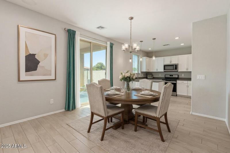 Dining Area Staged