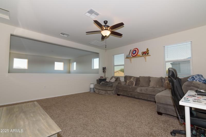 Loft Upstairs toward Atrium Great Room