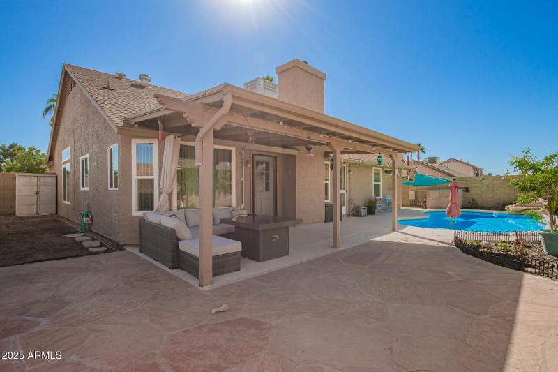 Backyard / Covered Patio