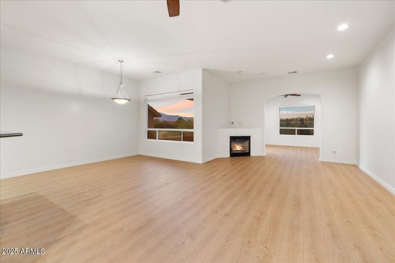 Living and Dining under the sunset