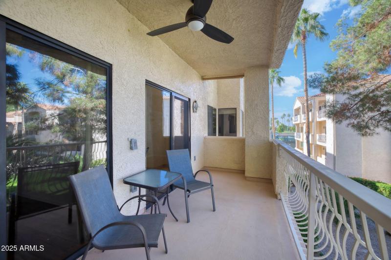 PATIO OVERLOOKING POOL