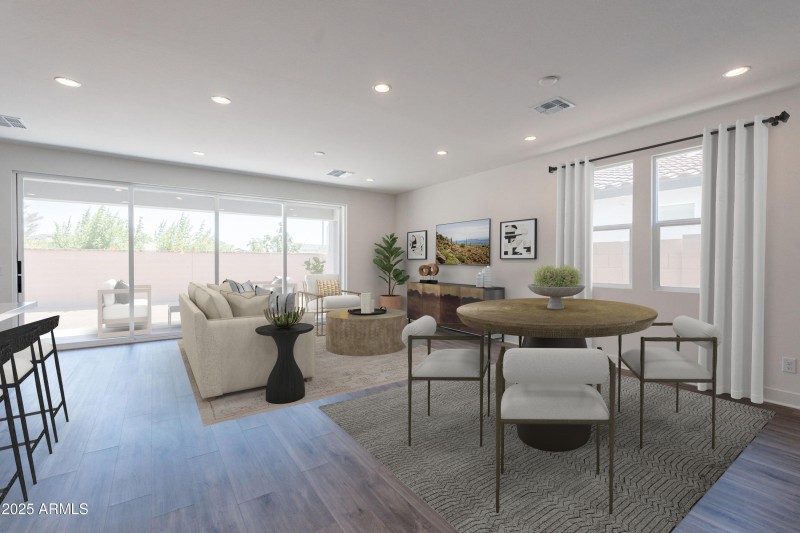 Virtually Staged Great Room