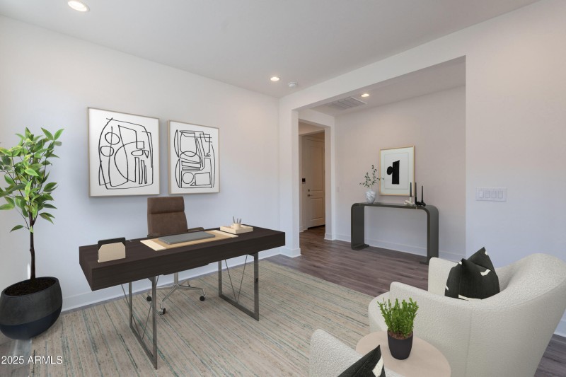 Virtually Staged Office