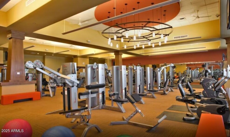 Fully equipped Fitness center