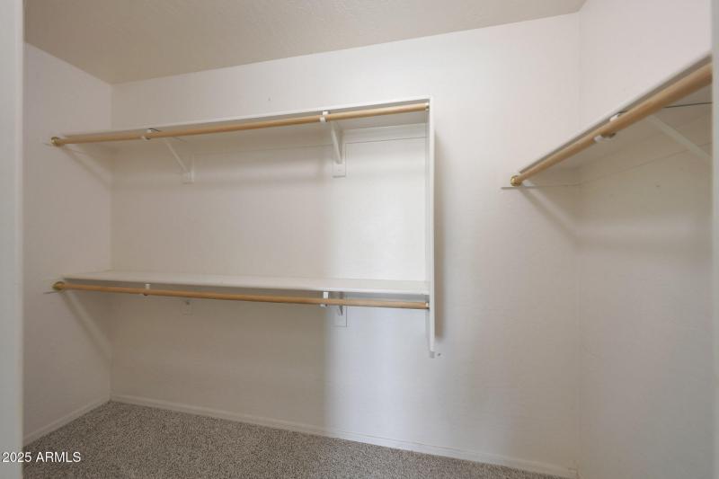 PRIMARY WALK IN CLOSET