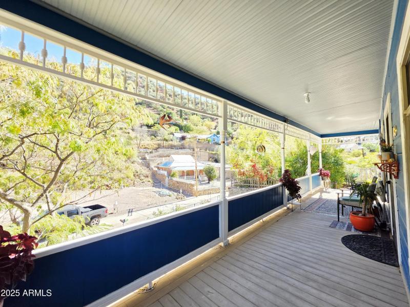 Front porch facing Brewery Gulch