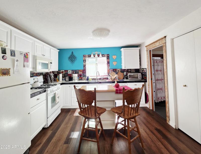Kitchen view from dining room