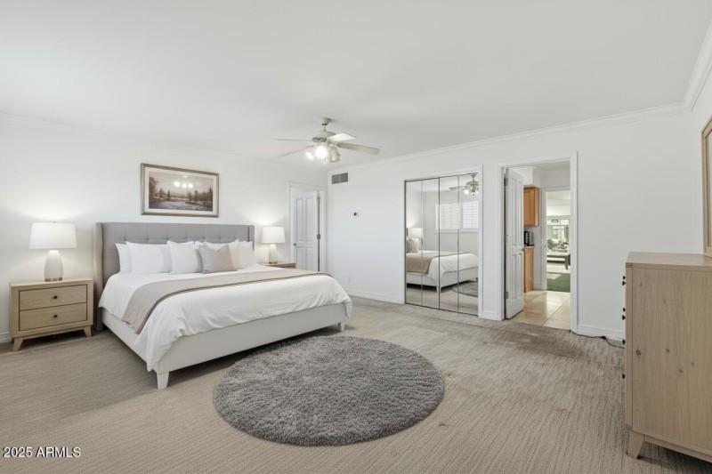 Downstairs Bedroom - Virtually Staged