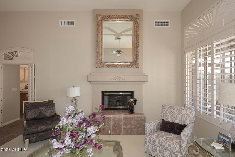 Living Room-Fireplace