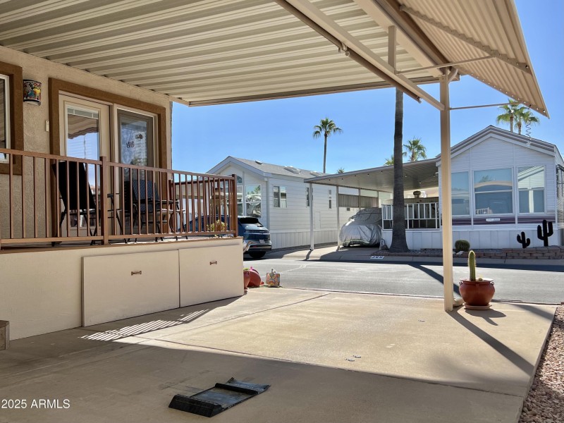 Roomy carport