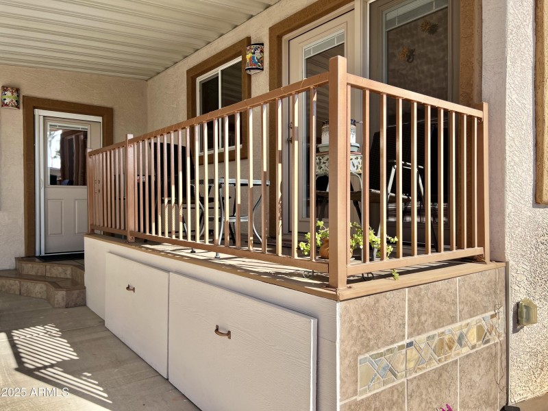 French Door Entrance to Kitchen