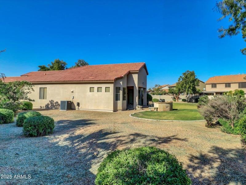 From back right toward home