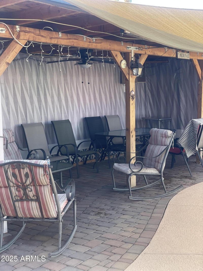 Enrose Covered Sitting Area