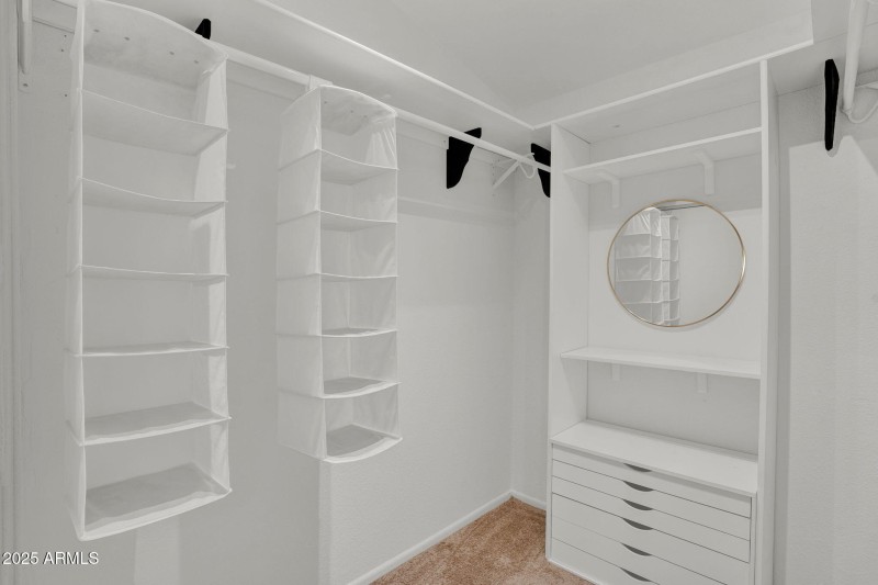 Primary Walk in closet
