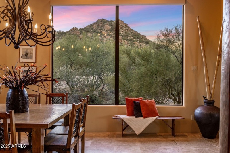 Dining with Mountain Views