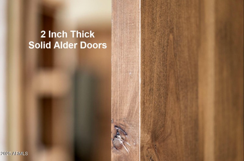 Solid Alder Doors Throughout
