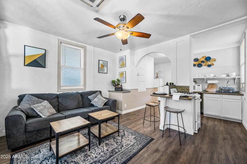 Living Room to Kitchen