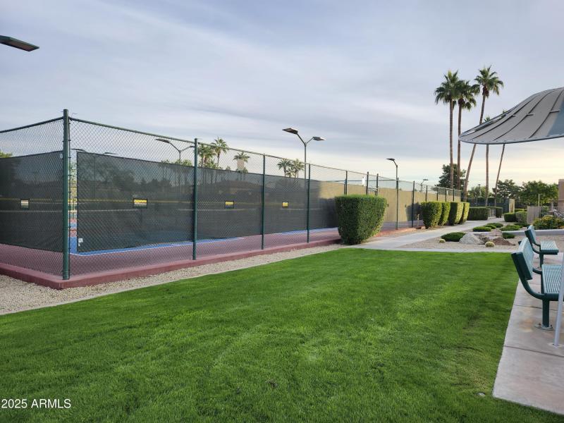 Fenced in Pickleball/Tennis Courts