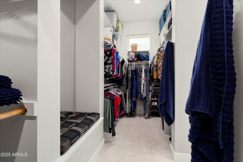 CLOSET AT PRIMARY BEDROOM