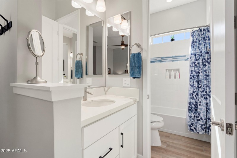 VANITY AT BEDROOM THREE