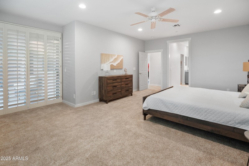 Extended Primary Suite with Patio Access