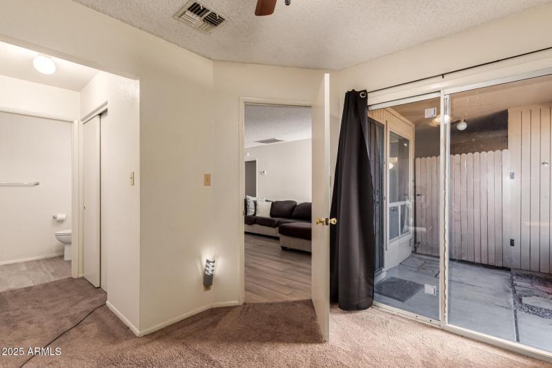 Second Bedroom with Patio Access