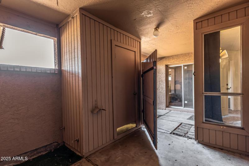 Covered Patio Storage