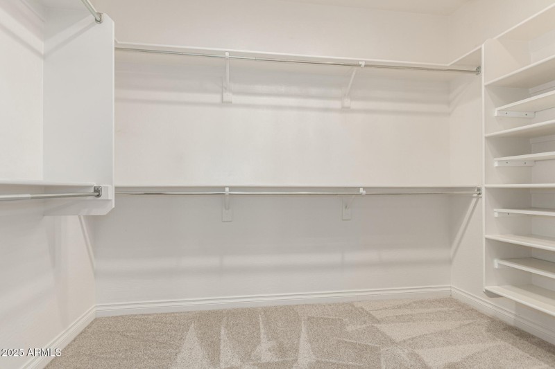 Main bedroom walk in closet