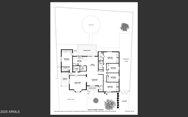 Carol Ave. Floorplan