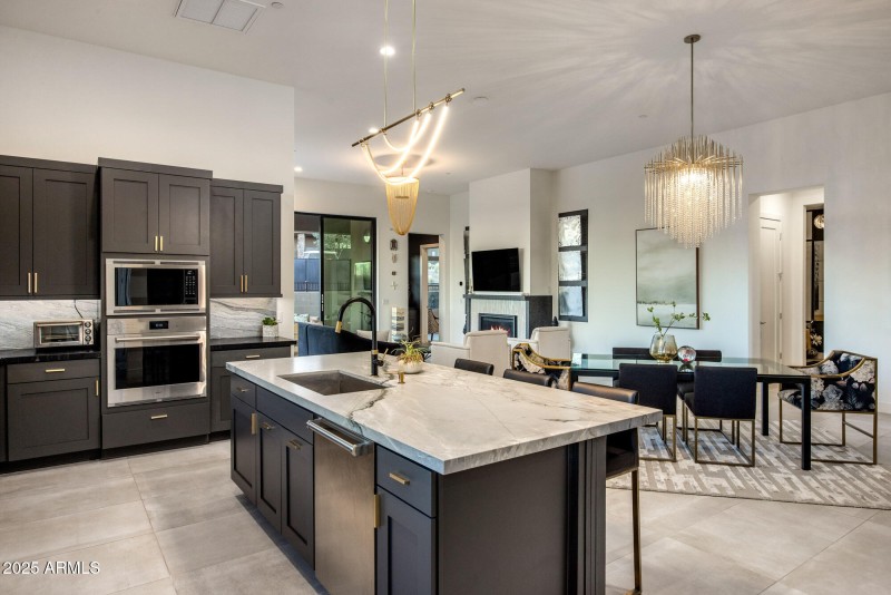 Leather Honed Quartzite Island