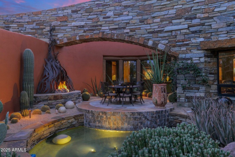 Front Courtyard at Sunset