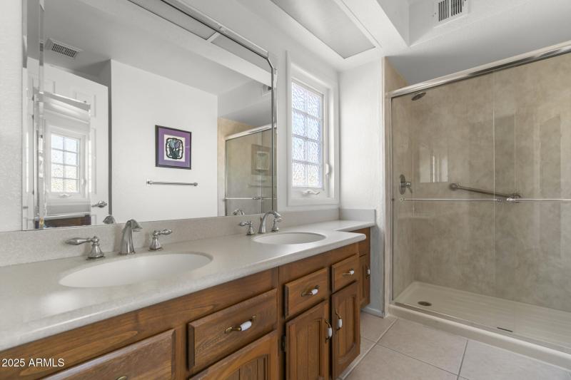 Updated Primary Walk-In Shower