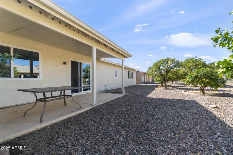 Covered Patio to Enjoy the Beauty
