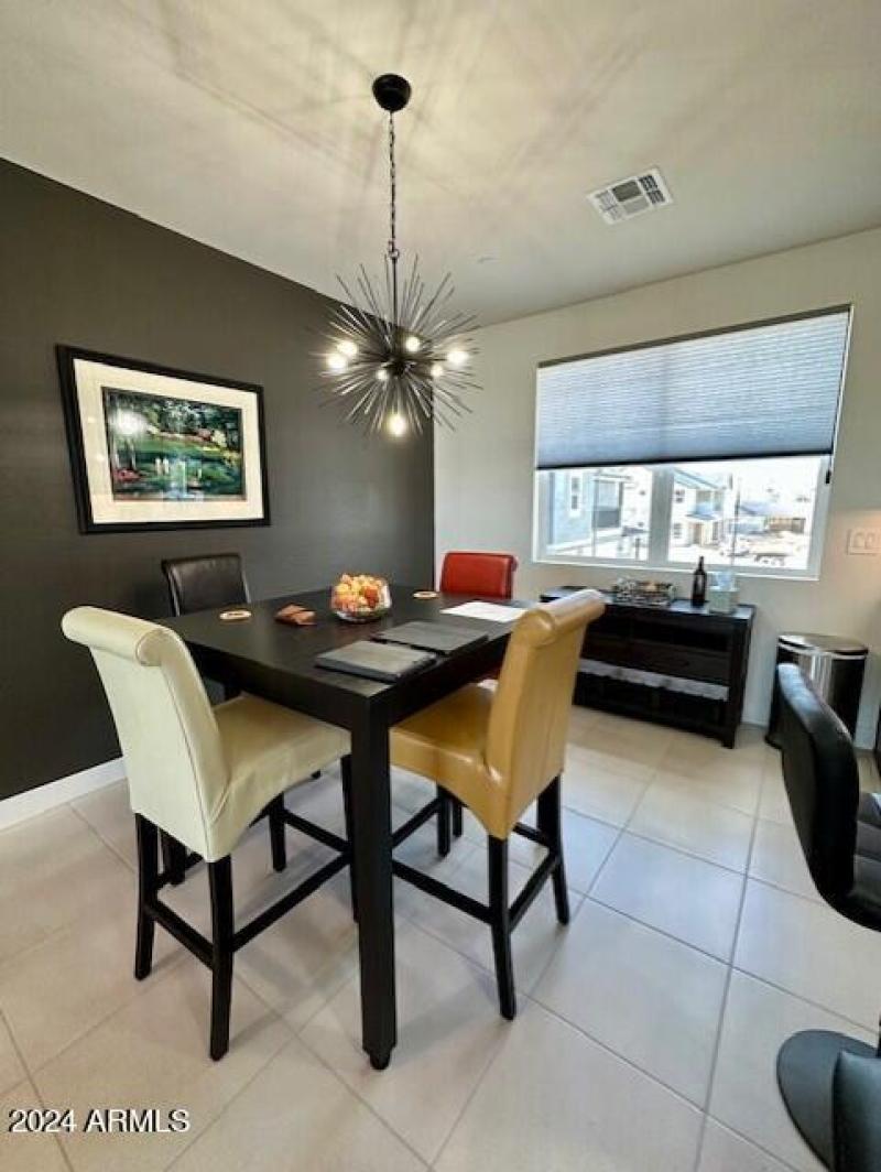 Dining Area and wine or serving table be