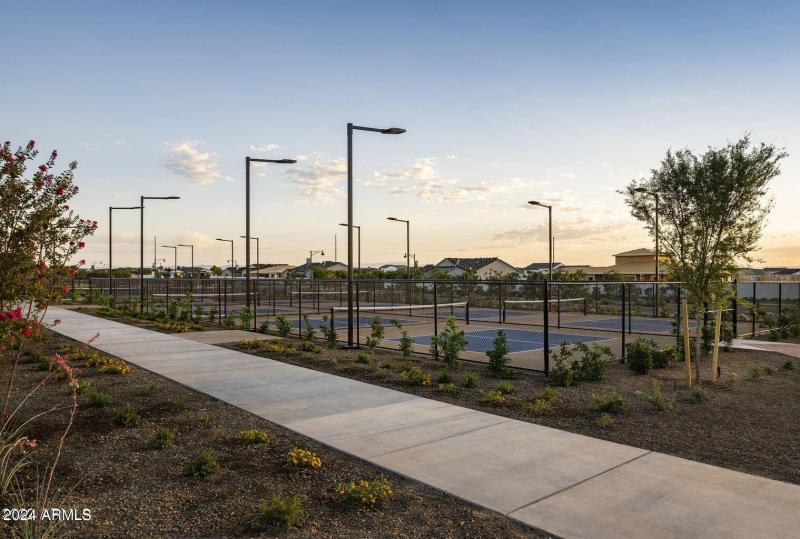 the pickleball complex featuring 9 court