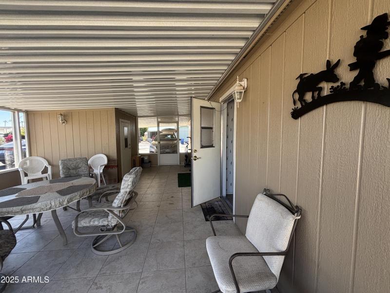 Back Entrance to Patio