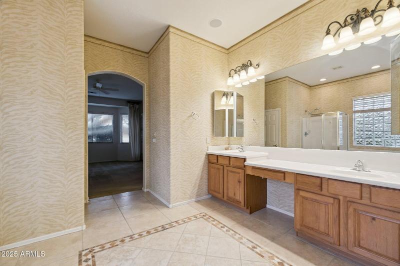 Master bath toward bedroom
