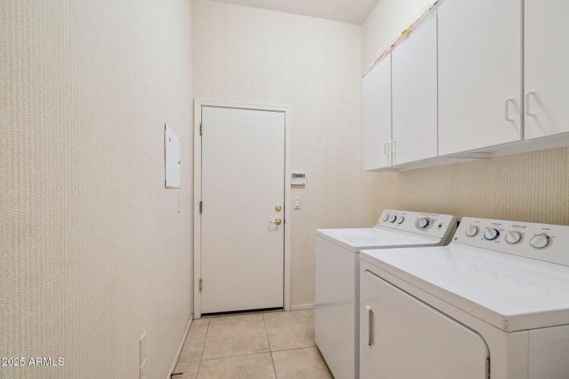 Laundry access to garage