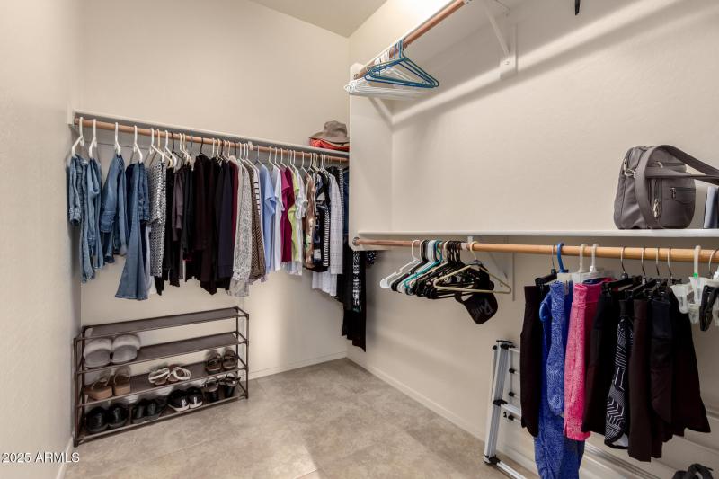 Master Walk-in Closet