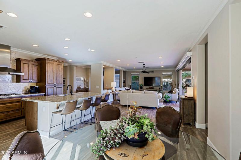 Kitchen, Eating Area and Greatroom