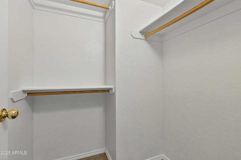 Primary walk in closet