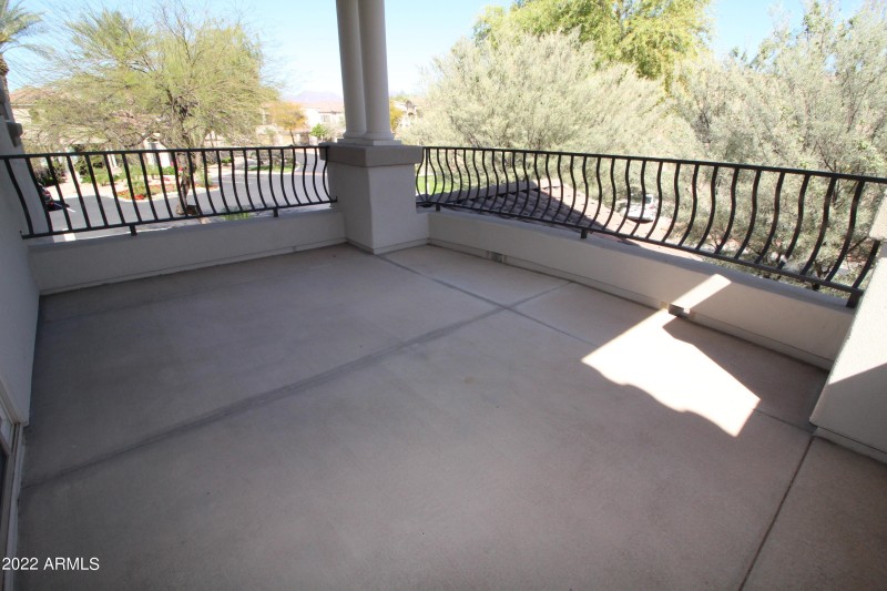 Patio off guest room