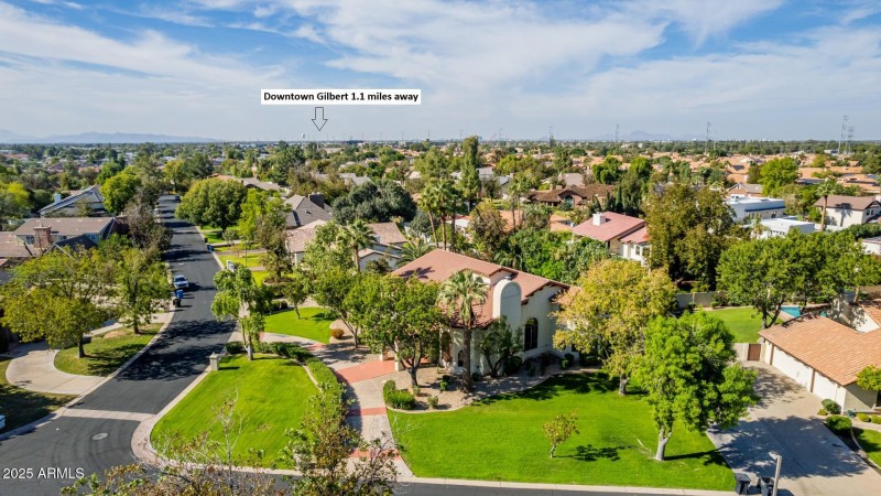 Distance to Downtown Gilbert