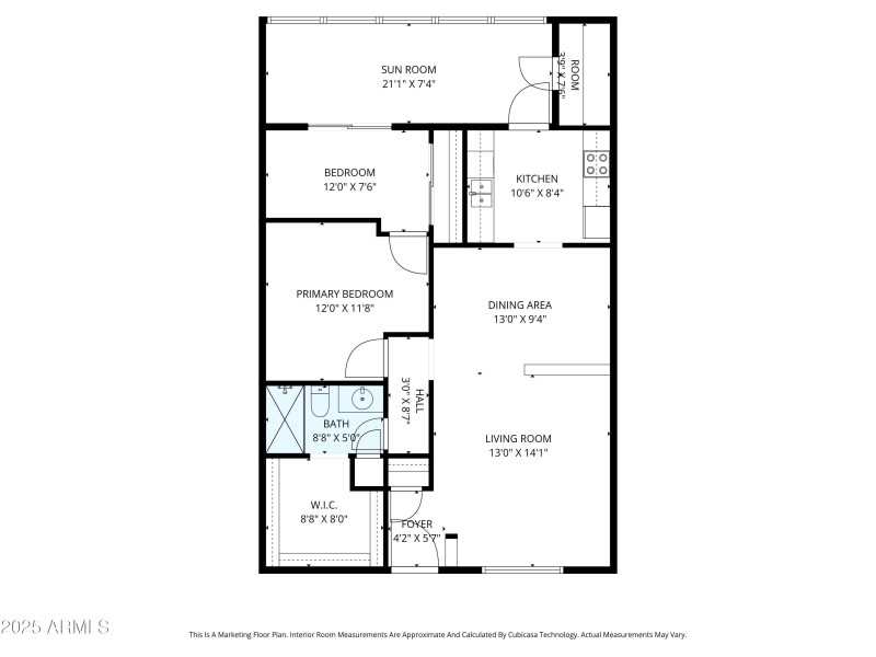 Floorplan with Dimensions