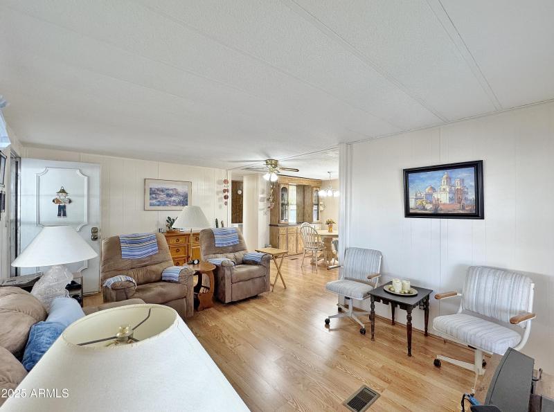 Living room & dining