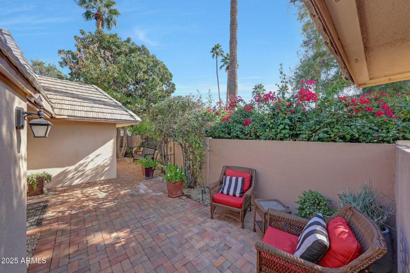 One of MULTIPLE Patio Spaces